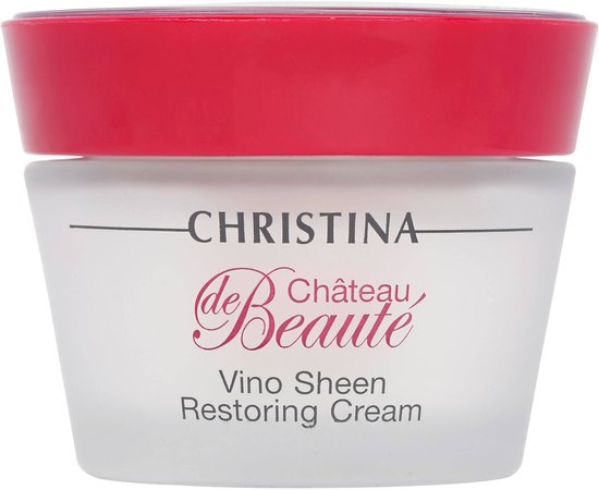 Восстанавливающий крем Великолепие на основе экстракта винограда Christina Chateau de Beaute Vino Sheen Restoring Cream, 50 ml, изображение 2