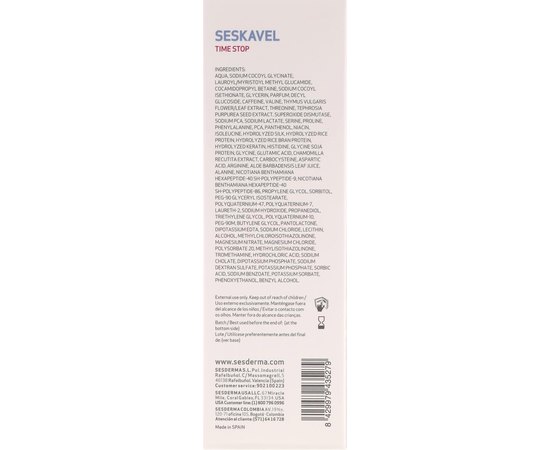 Sesderma Seskavel Time Stop Anti-ageing Shampoo Відновлюючий шампунь проти ознак старіння, 200 мл, фото _ab__is.image_number.default