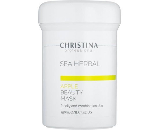 Christina Sea Herbal Beauty Mask Green Apple Яблучна маска для жирної та комбінованої шкіри, фото _ab__is.image_number.default
