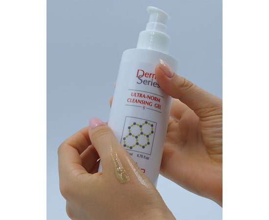 Гель нормализующий очищающий Derma Series Ultra-Norm Cleansing Gel, 200 ml, изображение 4