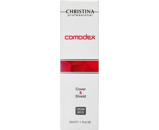 Крем с тонирующим эффектом SPF 20 Christina Comodex-Cover&Shield Cream, 30 ml, изображение 4