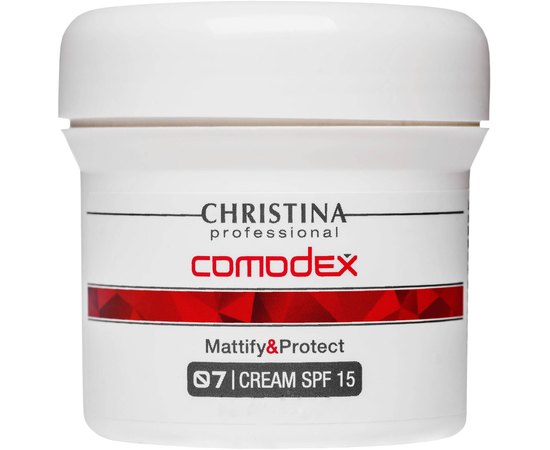 Матирующий крем защитный SPF15 Christina Comodex-Mattify&Protect Cream, изображение 4