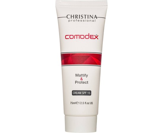 Матирующий крем защитный SPF15 Christina Comodex-Mattify&Protect Cream, изображение 3