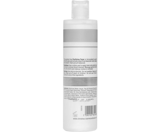 Очищающий тоник Christina Wish Purifying Toner, 300 ml, изображение 3