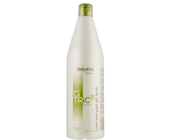 Шампунь для поврежденных окрашенных волос Salerm Citric Balance Shampoo, изображение 3