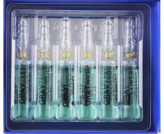 Средство для лучшего окрашивания седины Salerm Cubre Canas, 12x5 ml, изображение 2