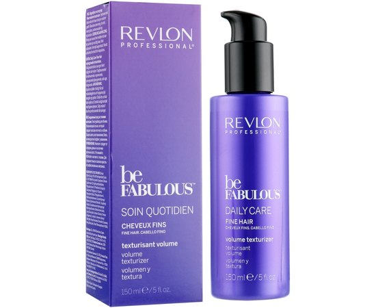 Сыворотка для текстурирования и придания объема Revlon Professional Be Fabulous Daily Care Fine Hair Volume Texturizer, 150 ml, изображение 2