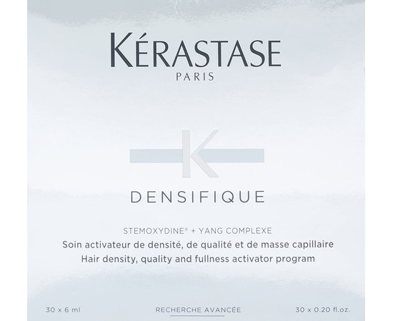 Активатор плотности капилляров Kerastase Densifique Activateur Capillaire, 30x6 ml, изображение 4 Активатор плотности капилляров Kerastase Densifique Activateur Capillaire, 30x6 ml, изображение 4