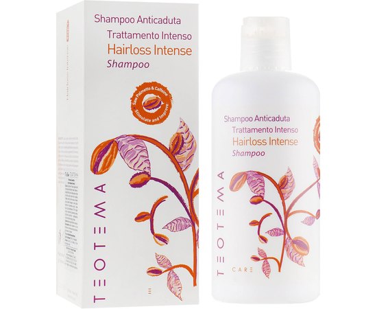 Интенсивный шампунь против выпадения волос Teotema Professional, 200 ml