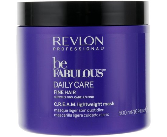 Revlon Professional Be Fabulous Fine C.R.E.A.M. Lightweight Мask Легка маска для тонкого волосся, фото _ab__is.image_number.default