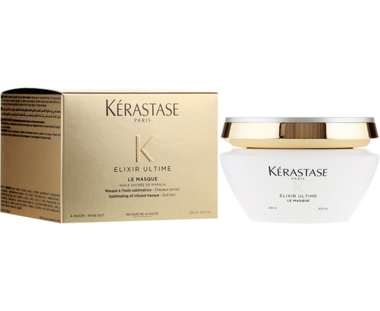 Маска с маслами для всех типов волос Kerastase Elixir Ultime Le Masque, 200 ml, изображение 3