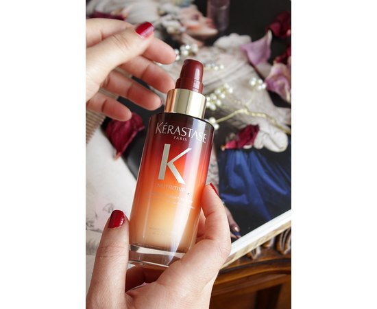 Ночная сыворотка питательная для волос  Kerastase Nutritive 8H Magic Night Serum, 90 ml, изображение 6
