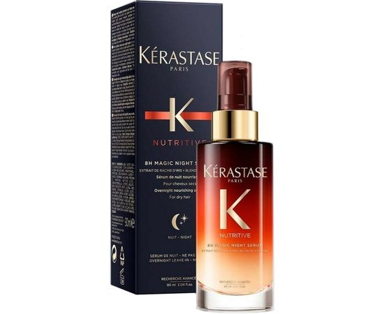 Ночная сыворотка питательная для волос  Kerastase Nutritive 8H Magic Night Serum, 90 ml, изображение 3