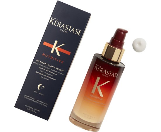 Ночная сыворотка питательная для волос  Kerastase Nutritive 8H Magic Night Serum, 90 ml, изображение 4