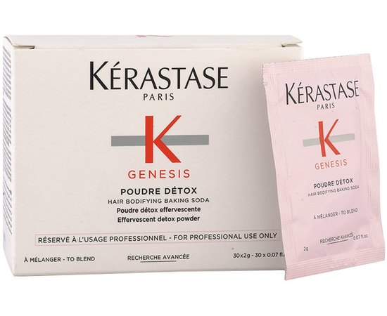 Kerastase Genesis Poudre Detox Очищаюча пудра для волосся і шкіри голови, 30 * 2 г, фото _ab__is.image_number.default