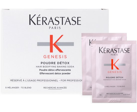 Kerastase Genesis Poudre Detox Очищаюча пудра для волосся і шкіри голови, 30 * 2 г, фото 