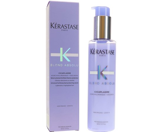 Термозащитная сыворотка укрепляющая для осветленных и мелированных волос Kerastase Blond Absolu Cicaplasme Serum, 150 ml