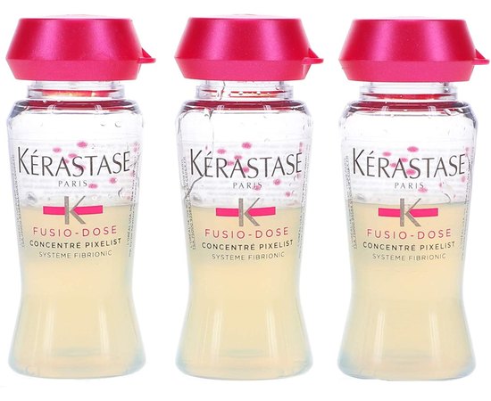 Уход для укрепления люминесцентного блеска волос Kerastase Fusio-Dose Concentre Pixelist Systeme Fibrionic, 10x12 ml, изображение 3