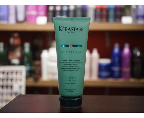 Укрепляющее средство для ослабленных волос и посечённых кончиков Kerastase Ciment Anti-Usure, 200 ml, изображение 9 Укрепляющее средство для ослабленных волос и посечённых кончиков Kerastase Ciment Anti-Usure, 200 ml, изображение 9