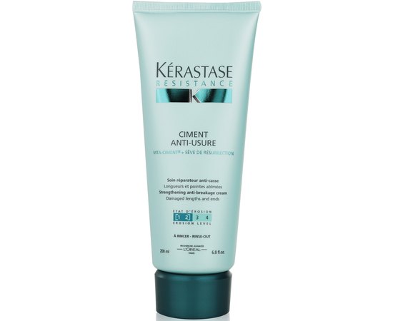Укрепляющее средство для ослабленных волос и посечённых кончиков Kerastase Ciment Anti-Usure, 200 ml