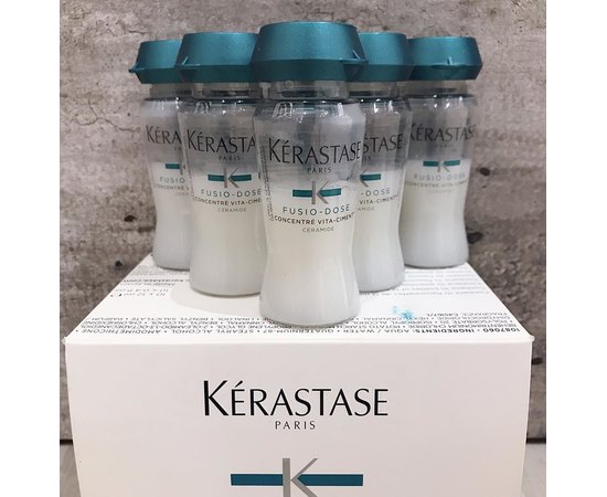Kerastase Fusio Dose Concentre Vita-Ciment Зміцнюючий концентрат для ослаблених волосся, 10х12 мл, фото _ab__is.image_number.default