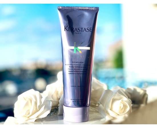 Укрепляющий кондиционер для осветленных и мелированных волос Kerastase Blond Absolu Cicaflash Conditioner, изображение 8
