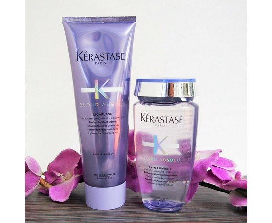 Укрепляющий кондиционер для осветленных и мелированных волос Kerastase Blond Absolu Cicaflash Conditioner, изображение 9