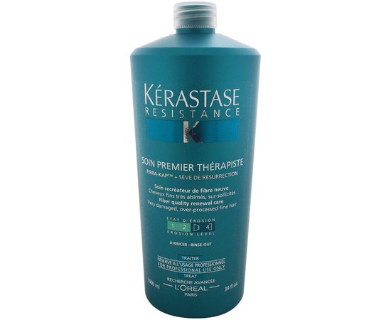 Восстанавливающий кондиционер-уход для сильно поврежденных волос Kerastase Resistance Therapiste Soin Premier, изображение 3