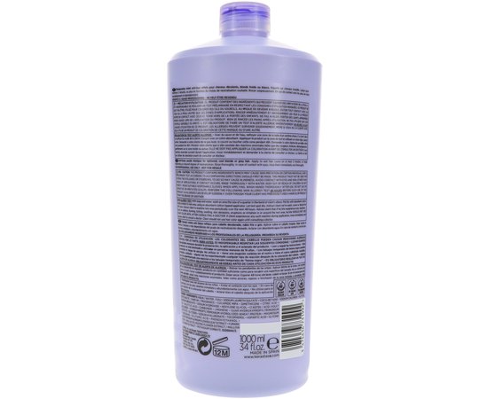 Фиолетовый шампунь для осветленных мелированных или седых волос Kerastase Blond Absolu  Bain Ultra-Violet, изображение 12