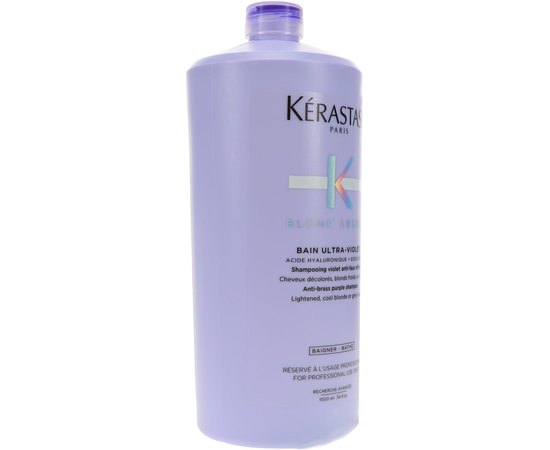 Фиолетовый шампунь для осветленных мелированных или седых волос Kerastase Blond Absolu  Bain Ultra-Violet, изображение 14
