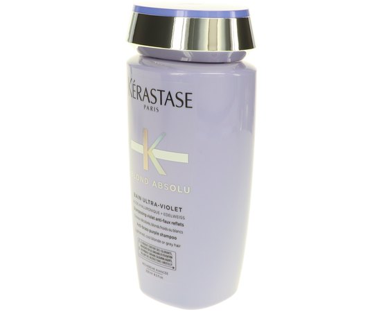 Фиолетовый шампунь для осветленных мелированных или седых волос Kerastase Blond Absolu  Bain Ultra-Violet, изображение 2