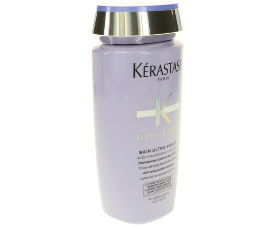 Фиолетовый шампунь для осветленных мелированных или седых волос Kerastase Blond Absolu  Bain Ultra-Violet, изображение 7