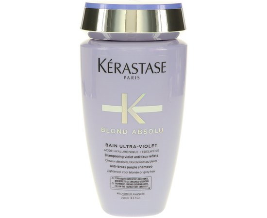 Kerastase Blond Absolu Bain Ultra-Violet Фіолетовий шампунь для освітленого, мелірованого або сивого волосся, фото 