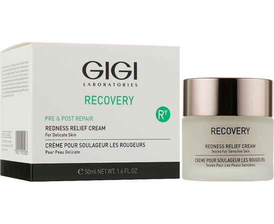 Крем от покраснения и раздражения Gigi Recovery Redness Relief Cream, 50 ml, изображение 2