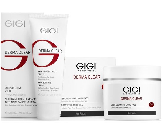 Gigi Derma Clear Protective SPF15 Крем зволожуючий захисний, 75 мл, фото _ab__is.image_number.default