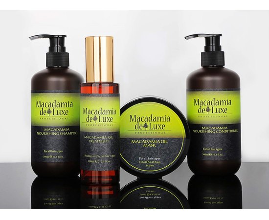 Маска питательная с маслом макадамии Macadamia De Luxe Mask, 250 ml, изображение 3