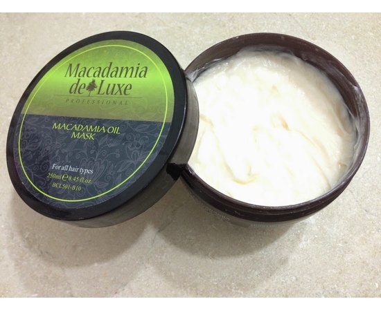 Macadamia De Luxe Mask Маска живильна з маслом макадамії, 250 мл, фото 