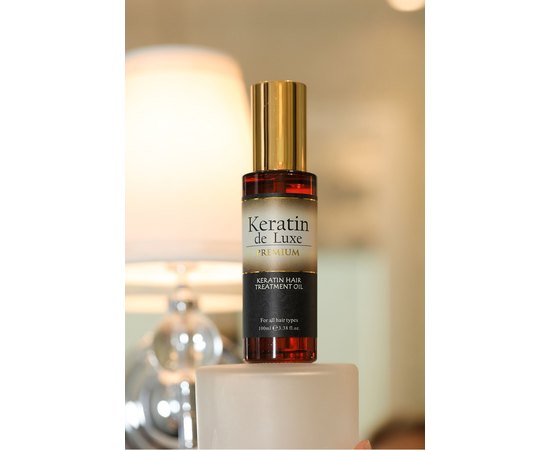 Масло с кератином для волос Keratin De Luxe Oil, 100 ml, изображение 2