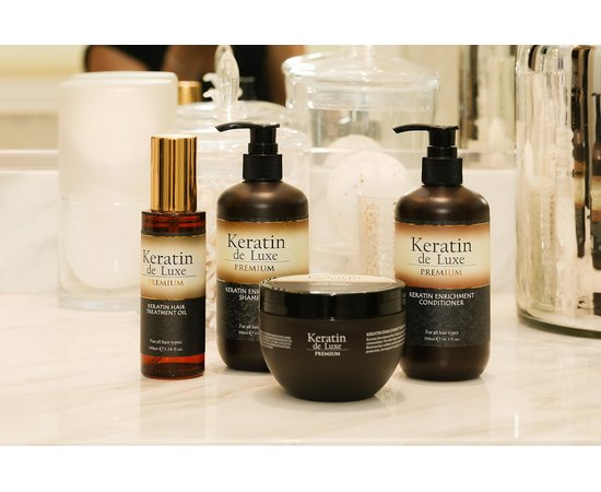 Масло с кератином для волос Keratin De Luxe Oil, 100 ml, изображение 3