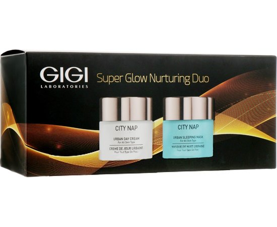 Gigi City Nap Super Glow Nurturing Duo Набір для обличчя, фото 