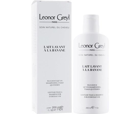 Нежный шампунь с экстрактами банана Leonor Greyl Lait Lavant a la Banane, 200 ml, изображение 2