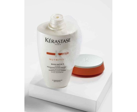 Питательный шампунь для сухих и чувствительных волос Kerastase Nutritive Bain Satin 2 Shampoo, 250 ml, изображение 6