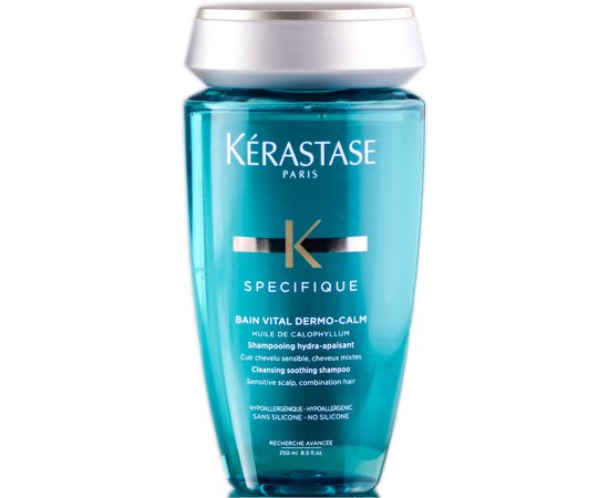 Kerastase Bain Vital Dermo Calm Shampoo Шампунь для чутливої шкіри голови, нормального і комбінованого волосся, фото 