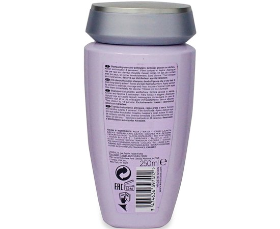 Шампунь против перхоти для всех типов волос Kerastase Specifique Bain Anti-Pelliculaire Shampoo, 250 ml, изображение 2