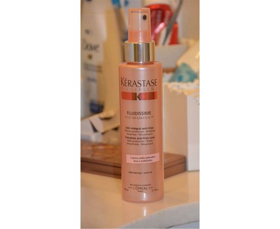 Спрей для непослушных волос с эффектом Kerastase Discipline Fluidissime Spray Anti-Frizz, 150 ml, изображение 4