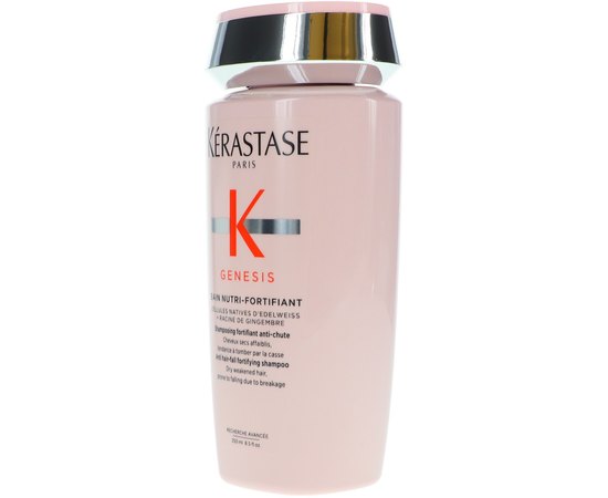 Укрепляющий шампунь для сухих ослабленных и склонных к выпадению волос Kerastase Genesis Nutri-Fortifiant Bain, изображение 2