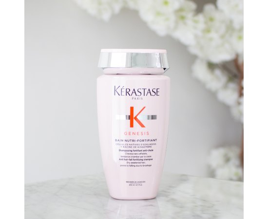 Укрепляющий шампунь для сухих ослабленных и склонных к выпадению волос Kerastase Genesis Nutri-Fortifiant Bain, изображение 7