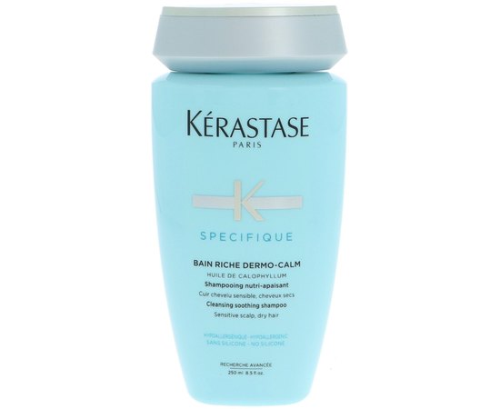 Успокаивающий шампунь для чувствительной кожи головы и сухих волос Kerastase Dermo Calm Bain Riche Shampoo, 250 ml