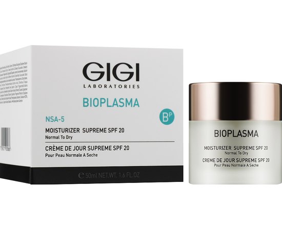 Gigi Bioplasma Moist Dry SPF20 Зволожуючий крем для сухої шкіри, 50 мл, фото _ab__is.image_number.default