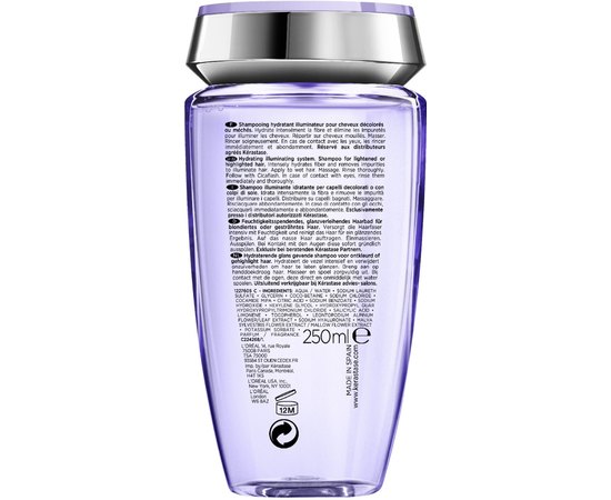 Увлажняющий шампунь для светлых и мелированных волос Kerastase Blond Absolu Bain Lumiere Shampoo, изображение 2